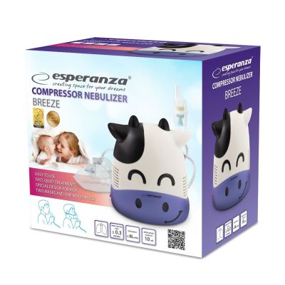 11. Inhalator kompresorowy Esperanza BREEZE ECN001 (kolor biały)