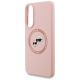 6. Etui Karl Lagerfeld Silicone nauble Heads And Circle MagSafe na Samsung Galaxy S25 Edge - różowe