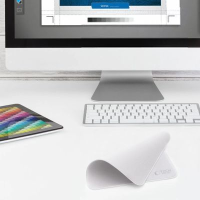 3. Ściereczka do ekranów Tech-Protect Polishing Cloth - szara (2 szt.)