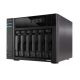 11. NAS Asustor AS6706T; Tower; 6x (3.5" SATA HDD/ 2.5" SSD); Intel Celeron N5105; 8GB DDR4 SODIMM (max. 16GB), 2x 2.5GbE, 4x M.2 2280 NVMe PCIe 3.0, 2x USB 3.2 Gen, 1x HDMI 2.0b, 1x optional 10 GbE card