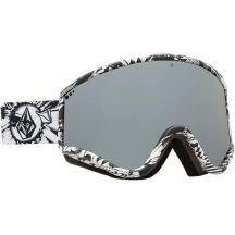 Gogle narciarskie damskie/męskie Volcom YAE OP ART/SILVER CHROME ochrona UV snowboardowe szare (VG0722318)