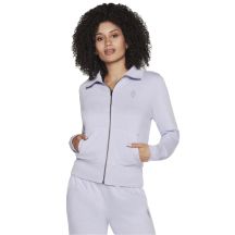 Skechers The Hoodless Hoodie Diamond Jacket W3JA262-LVLP Fioletowe L