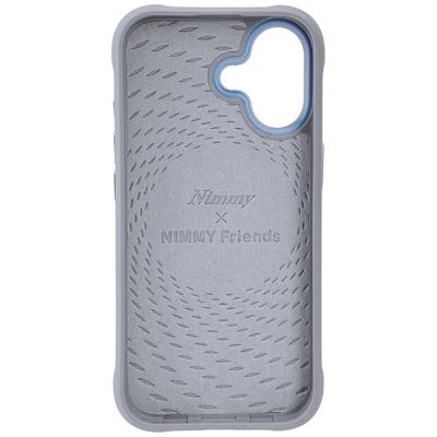 4. Etui Nimmy Cool&Cute 2.0 nag na iPhone 17 - szare