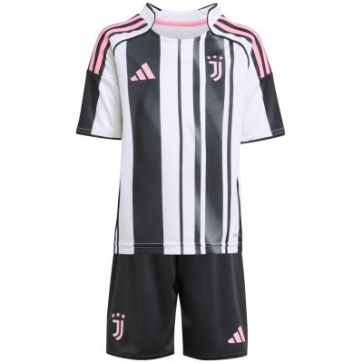 10. Komplet dla dzieci adidas Juventus 25/26 Home biało-czarny JN5220