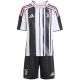 10. Komplet dla dzieci adidas Juventus 25/26 Home biało-czarny JN5220