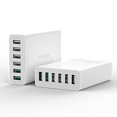 3. Ładowarka Blitzwolf BW-S15 6x USB-A  (BLZ255WHT)