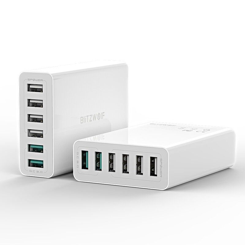 3. Ładowarka Blitzwolf BW-S15 6x USB-A  (BLZ255WHT)