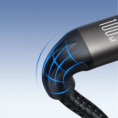 14. Kabel Joyroom Light-Speed Series S-A25 USB-C / USB-C 100W 1.2m - czarny