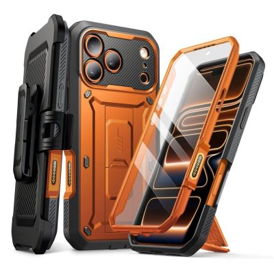 Etui Supcase Unicorn Beetle Pro na iPhone 17 Pro - pomarańczowe