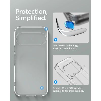 7. Etui Spigen Ultra Hybrid na Google Pixel 11 Pro - przezroczyste