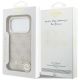 8. Etui Guess 4G Script MagSafe na iPhone 17 Pro Max - różowe