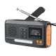 2. Extralink RADIO AWARYJNE BLUETOOTH SOLARNE Z KORBKA DYNAMO POWERBANK 4000MAH Z LATARKA SOS BT-4000 Przenośny Analogowe i cyfrowe Czarny, Pomarańczowy