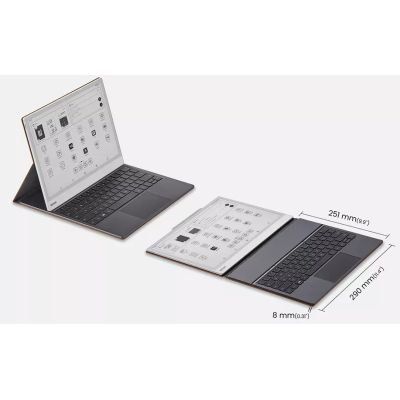 10. Etui magnetyczne Onyx Note Max/Tab X C brown z klawiaturą