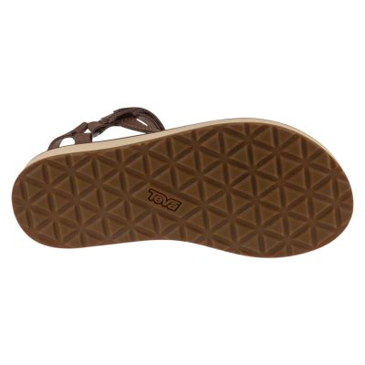 4. Teva W Original Universal Slim Leather Sandals 1151031-ACR Brązowe 36