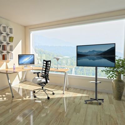 5. MACLEAN PROFESJONALNY,32-55", NA KÓŁKACH, MAX. VESA 400X400, MAX. 25KG MC-949