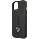 6. Etui Guess Saffiano Triangle Logo na iPhone 13 mini - czarne