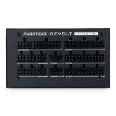 4. Phanteks Revolt moduł zasilaczy 1600 W ATX Czarny