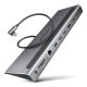 Axagon HMC-4KX3 stacja dokująca Przewodowa USB 3.2 Gen 1 (3.1 Gen 1) Type-C Szary