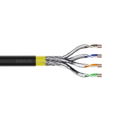 5. Kabel instalacyjny DIGITUS kat.7A, S/FTP, Dca, AWG22/1, LSOH, 500m, żółty, szpula