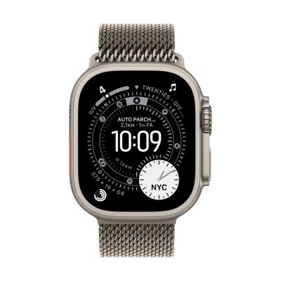 Zegarek Apple 49mm Natural Titanium Milanese Loop - Medium