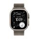 Zegarek Apple 49mm Natural Titanium Milanese Loop - Medium