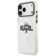 2. Etui Karl Lagerfeld IML Karl Sketch Logo MagSafe do iPhone 17 Pro Max - przezroczyste