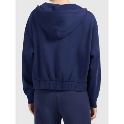 2. Kopertowa bluza z kapturem z bardzo miękkiej dzianiny damska 4F 4FWAW26TSWSF2661-31S