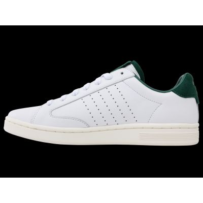5. Sneakersy K-swiss LOZAN KLUB LTH WHITE/POSY GREEN/SNOW WHITE-M (07263-130-M)
