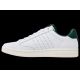 5. Sneakersy K-swiss LOZAN KLUB LTH WHITE/POSY GREEN/SNOW WHITE-M (07263-130-M)