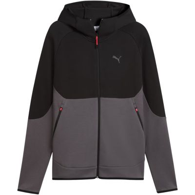 2. Bluza męska Puma Tech Slim Elevated czarno-szara 693951 34