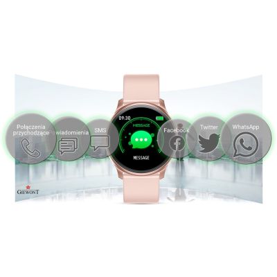 21. Smartwatch GIEWONT GW100-5 Różowy