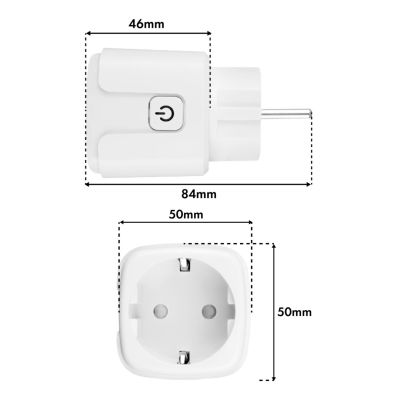 2. GREENBLUE ZDALNIE STEROWANE GNIAZDKO WIFI, ANDROID/IOS/ALEXA/GOOGLE HOME, TIMER, WATOMIERZ, MAX 16A/3840W GB735 W