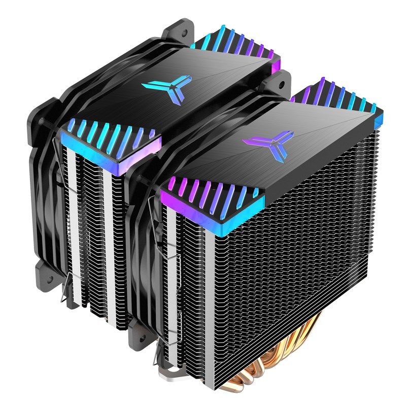 14. Chłodzenie procesora Jonsbo CR-2000GT z chłodnicą i wentylatorem 12 cm, kolor czarny, 1 szt.