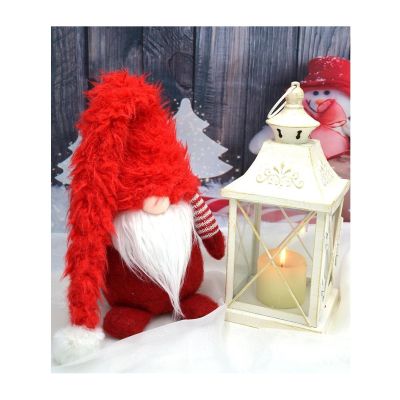 12. SKRZAT GNOM  Z FUTRZANĄ CZAPĄ 64,5CM