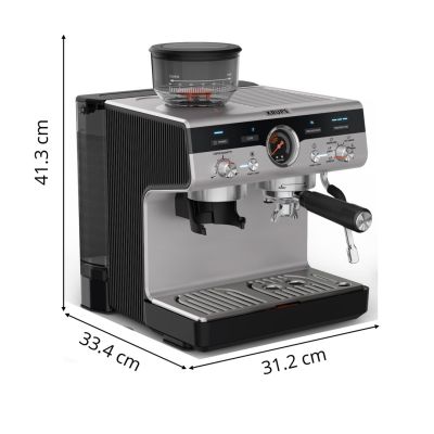 14. Krups Precision XP801T10 ekspres do kawy Półautomatyczny Ekspres do espresso 3 l