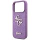6. Etui Guess Fixed Glitter Big 4G na iPhone 17 Pro - fioletowe