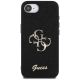 3. Etui Guess Fixed Glitter Big 4G na iPhone 16e - czarne
