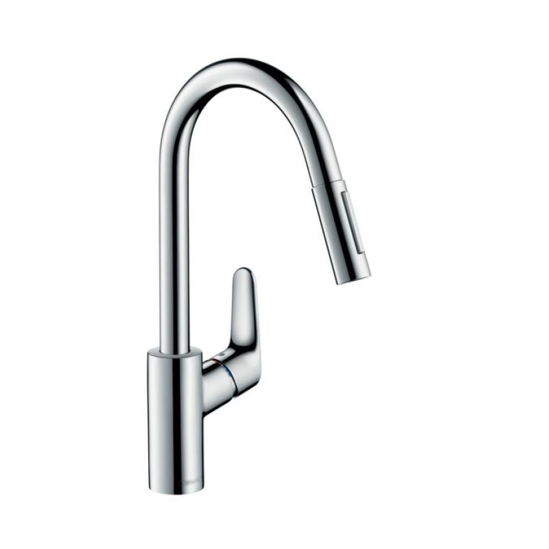 2. Bateria kuchenna Hansgrohe Focus M41 z wyciąganą wylewką