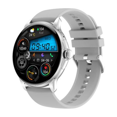 3. Smartwatch Damski Rubicon RNCF35 SILVER Bransoleta + Pasek