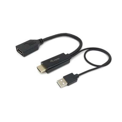8. Equip 119039 adapter kablowy 0,15 m HDMI Typu A (Standard) DisplayPort Czarny
