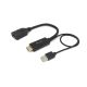 8. Equip 119039 adapter kablowy 0,15 m HDMI Typu A (Standard) DisplayPort Czarny