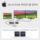 33. Kensington SD5760T - Stacja dokująca - USB-C / USB4 / Thunderbolt 3 / Thunderbolt 4 - 2 x HDMI, Thunderbolt - GigE