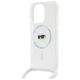 5. Etui Karl Lagerfeld Crossbody IML Karl Head Magsafe na iPhone 16 Pro - przezroczyste