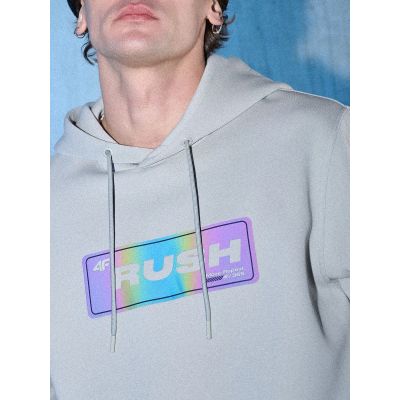 6. Bluza dresowa regular z kapturem męska 4F 4FRSS26TSWSM2801-27S