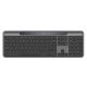 Logitech Signature Slim Solar+ K980 klawiatura Uniwersalne RF Wireless + Bluetooth QWERTY UK międzynarodowy Grafitowy