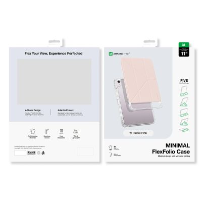 5. Etui AMAZINGTHING Minimal Case na iPad Air 11" M3/M4 (2025/2026) - różowe