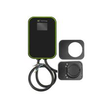 Green Cell EV15RFID stacja ładowania pojazdów elektrycznych Czarny Aluminium Ściana 3 Wbudowany wyświetlacz LCD