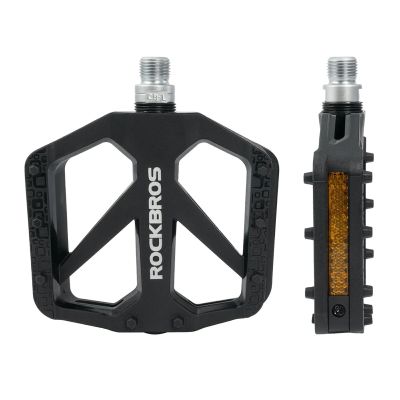 2. Pedały rowerowe Rockbros BP2602 nylonowe - czarne