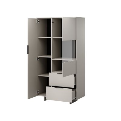 2. Witryna ALMA 90x41,5xH170 kaszmir