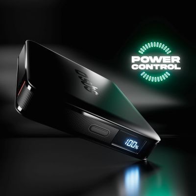 6. Powerbank SBS HD 10W 5000mAh USB-C z wyświetlaczem LCD - czarny